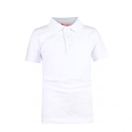 MAMAJUM polo lühikeste varrukatega t-särk särk, kootud, 10-000007, valged, 116/122 cm 