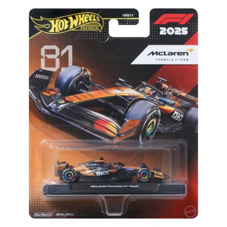 HOT WHEELS 1:64 Premium F1 McLaren Oscar Piastri auto, JKD81 