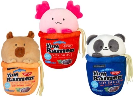 MOCHI POP plüüsist mänguasi TOP RAMEN KAWAII, 20 cm, assortii, 456512 