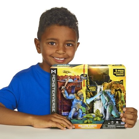 GODZILLA mängukomplekt Hollow Earth Figures and Diorama Set, 35292 