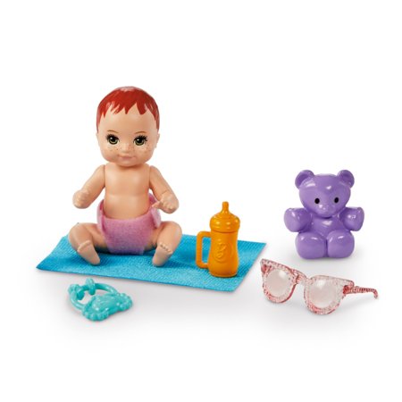 BARBIE lapsehoidja mängukomplekt nuku ja käruga Skipper, GXT34 GXT34