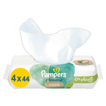 PAMPERS Niisked salvrätikud Harmonie Coconut, 4x44, 176 tk, 80739981 