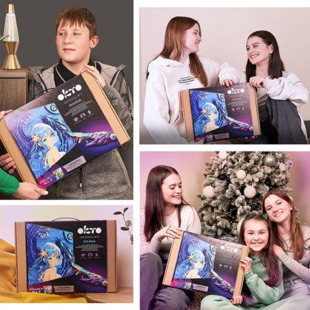 OKTO MANGA 3D kunstikomplekt Vesi 30x40 cm, 20037 