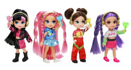 K-POP DIVA SQUAD Junior Idols nukk, 12 cm, assortii., 81159 