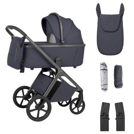 CARRELLO universaalne käru 2in1 VECTOR, Plum Grey, CRL-6553 