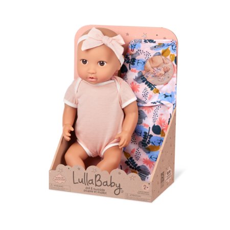 LULLABABY beebinukk üheosalise kleidi ja mähkmega, LBY7304Z 