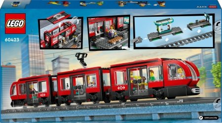 60423 LEGO® City Trains Kesklinna tramm ja jaam 