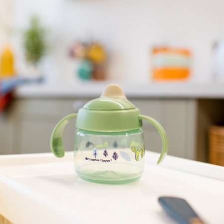 TOMMEE TIPPEE võõrutamise lutipudel poistele WEANING SIPPEE, 4m+, 190ml, green, 447826 447826