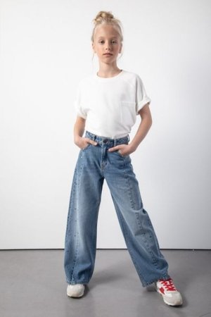 COCCODRILLO püksid JEANS COLLECTION GIRL, sinine, cm 