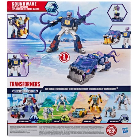 TRANSFORMERS CYBERWORLD transformer Soundwave Deep Sea Explorer, G19645L0 