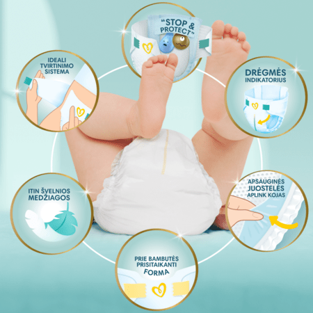 PAMPERS Mähkmed Premium Care 3 suurus, 200 tk, 81784128 