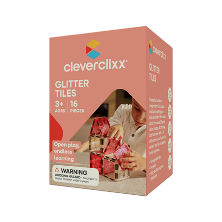 CLEVERCLIXX magnetkonstruktor Large Race Track Pastel, 80 osa, CC-1029 