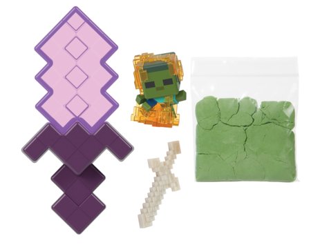 MINECRAFT Mini üllatuskomplekt kineetilise liivaga, HTK99 