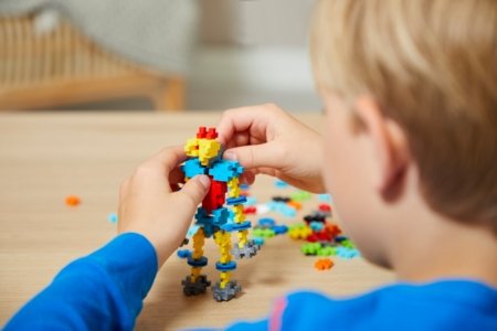 PLUS PLUS konstruktor Learn to Build - robotid, 3963 