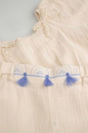 COCCODRILLO komplekt SUMMER SET GIRL KIDS, kreemjas, WC5117304XGK-003-116, 116 cm 