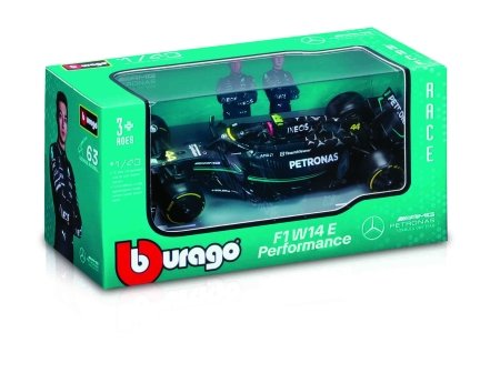 BBURAGO 1:43 Võidusõiduauto mudel Mercedes AMG Petronas F1 W14 E, 18-38080 