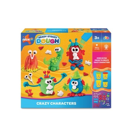 NICK JR. Ready Steady Dough vallatute tegelaste plastiliinikomplekt, 318-13177 