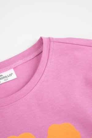 COCCODRILLO t-shirt EVERYDAY GIRL A, roosad, ZC4143105VGA-007-152, 152 cm 