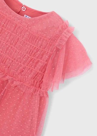 MAYORAL lühikeste varrukatega kleit, camellia, 3.917-82, 92  cm 