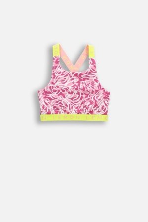 COCCODRILLO top-sports bra, pink, WL6143401ACG-022-146, 146 size 