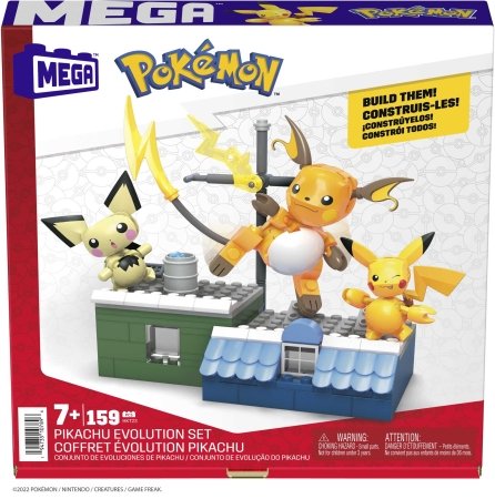 MEGA CONSTRUX POKEMON Pikachu lisa ehituskomplekt HKT23