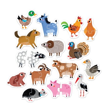 BANANAPANDA arendavad pusled Farm Animals, 49208 
