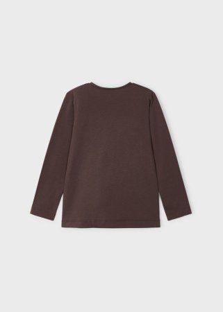 MAYORAL pikkade varrukatega t-särk 6M, chocolate, 4015-57 