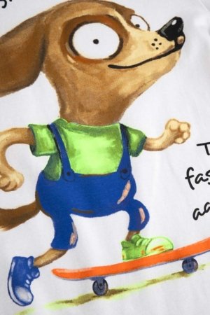 COCCODRILLO lühikeste varrukatega t-särk, valged, WC6143217VBB-001-122, 122 suurus 