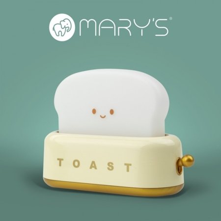 MARY'S LED öölamp TOASTER, Yellow, MW20722 
