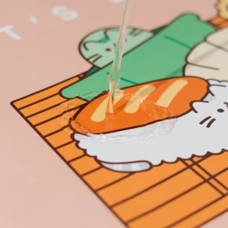 PUSHEEN hiirematt Sushi Roll, vegannahast, MGGEPU06 