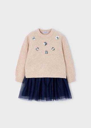 MAYORAL kleit, navy, 4.918-30 