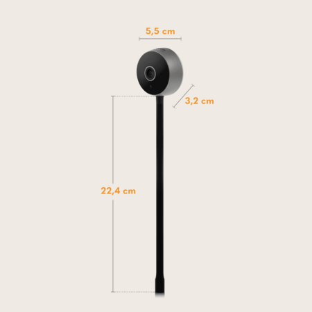 LIONELO beebimonitor BABYLINE SMART, Black 