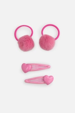 COCCODRILLO juuksekummid ja juukseklambrid, roosad, WC6311208PBJ-007-000 