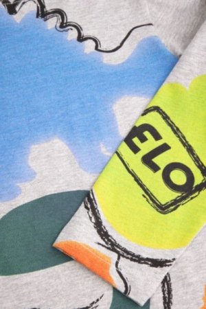 COCCODRILLO t-shirt DIGITAL BOY KIDS, hallid, ZC4143103DBK-019-122, 122 cm 