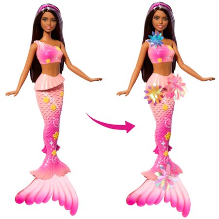 BARBIE Lillemaagia Merineitsi – Brünett, JDM73 