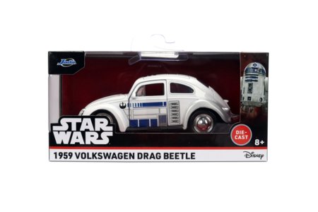 JADA Star Wars 1:32 R2-D2 Volkswagen Beetle mudelauto, 9336982314R00 
