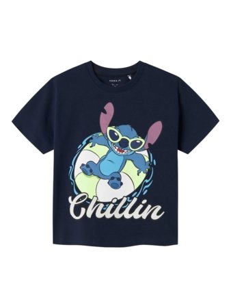 NAME IT STITCH t-särk, 13240640-282D3C 122-128 