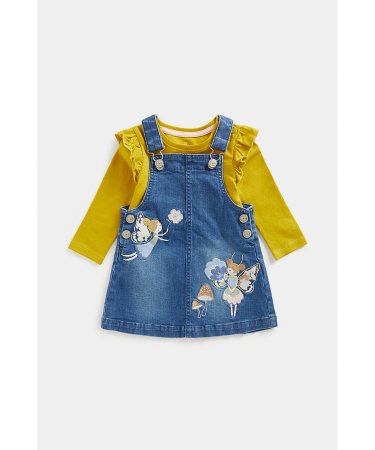 MOTHERCARE pitkähihaiset t-paida ja sarafan, FA904 