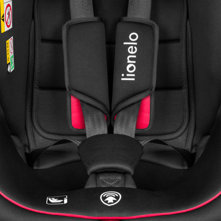 LIONELO turvatool BASTIAAN I-SIZE black red 40-150cm 