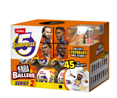 5 SURPRISE miniatuuride komplekt NBA Ballers 2 seeria, assortii, 77678GQ2 