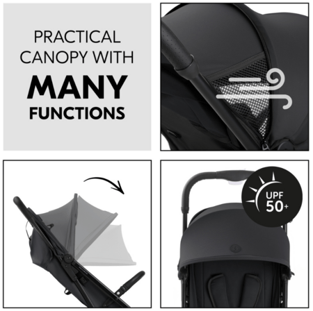 HAUCK käru TRAVEL N CARE PLUS, Black, 160183 