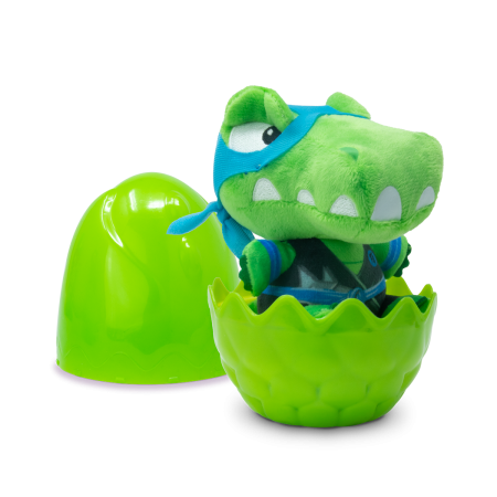 CRACKIN EGGS mini plüüsist möirgav dinosaurus T-Rex Ninja, assortii, SK018D2 