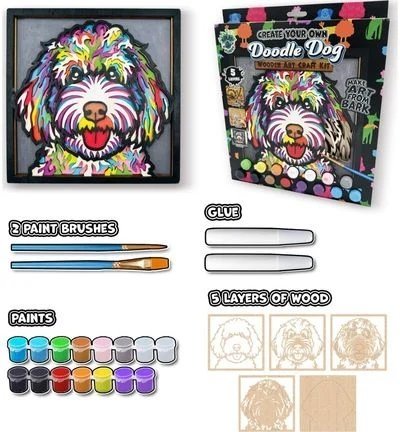 SPLAT PLANET 3D puidust loovkomplekt Doodle Dog, SP48189 