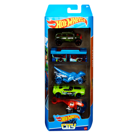 HOT WHEELS 5-auto komplekt 