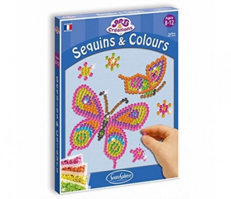 SENTOSPHERE Sequins Art Craft Set - Butterfly, Sento2010 Sento2010