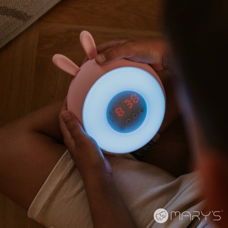 MARY'S äratuskell - öölamp RABBIT, White, MW20773 