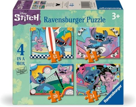 RAVENSBURGER PUZZLE pusle komplekt Disney Stitch, 12/16/20/24 tk, 12004106 1 