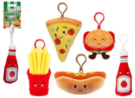 SOFTLINGS FOODIES plüüsist ripats Fast Food, 12 cm, assortii, 456186 