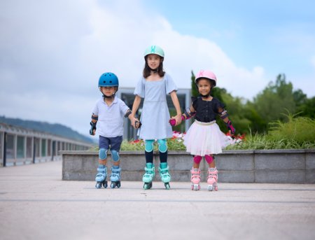 GLOBBER rulluisud Learning Skates 2 in 1, suurus 30–33, pastellroosad, 783-210 