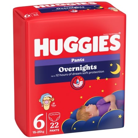 HUGGIES püksmähkmed Overnight, Suurus 6, 15-25 kg, 22 tk, 2661903 